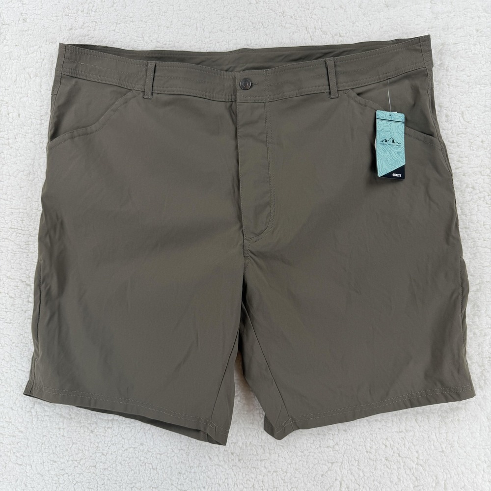 American Outback Shorts‎ Mens 2XL Green Nylon Stretch Hiking Outdoor Quick Dry